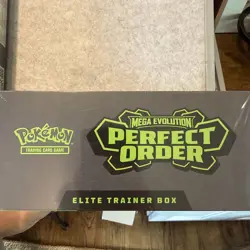 Mega Evolution Pokemon Perfect Order Elite Trainer Box ETB Factory Sealed Tear - Image 4