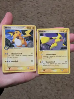 Pokemon Tcg Raichu 51/110 & Pikachu 78/110 Holon Phantoms Non Holo Very LP - Image 1