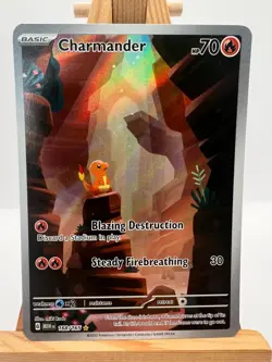 Pokemon TCG - S&V 151 - 168/165 Charmander - Illustration Rare - NM/M - Image 1