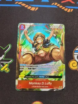 EXACT CARD PICTURD Monkey Luffy AA OP06-013 One Piece TCG Wings Captain Eng Foil - Image 1