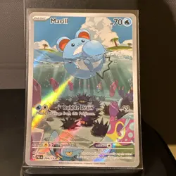 Pokemon TCG Paldea Evolved Marill Illustration Rare Card 204/193 (NM) - Image 1