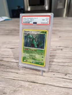 2008 Pokemon Diamond and Pearl Stormfront # 10 Sceptile Holo PSA 8 Card NM-MINT! - Image 2