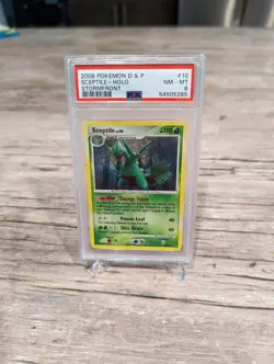 2008 Pokemon Diamond and Pearl Stormfront # 10 Sceptile Holo PSA 8 Card NM-MINT! - Image 3