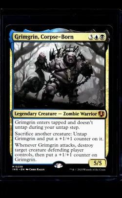 2025 MTG Magic the Gathering INR Innistrad Remastered #239 Grimgrin Corpse Born - Image 1