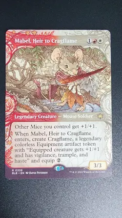 Mabel, Heir to Cragflame (Showcase) Bloomburrow Regular - Image 1