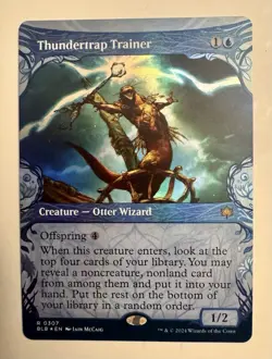 Thundertrap Trainer (Showcase) Bloomburrow Foil MTG Magic BLB - Image 1