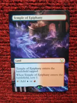 Temple of Epiphany MTG March of the Machine Commander Hand Painted Altered Art v - Image 2