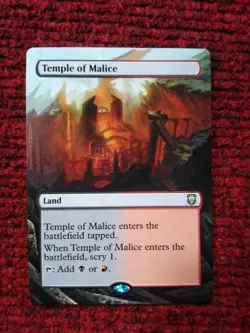 Temple of Malice MTG Modern Horizons 3 Commander Hand Painted Full Altered Art v - Image 2
