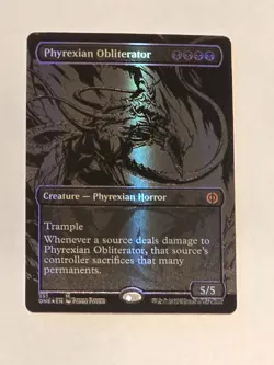 Phyrexian Obliterator - Oil Slicked Foil - Near Mint - Unplayed - MTG - Image 1