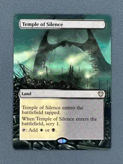 Temple of Silence MTG Outlaws of Thunder Junction Hand Painted Full Altered Art - Image 1