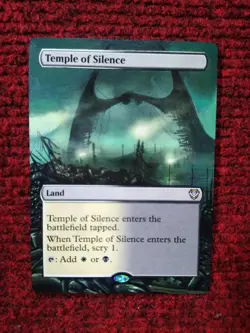 Temple of Silence MTG Outlaws of Thunder Junction Hand Painted Full Altered Art - Image 2