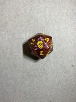 Magic MTG Battle Baldur’s Gate Commander Legends Oversized D20 Die Dice - Image 1