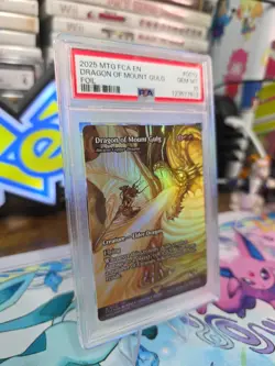 2025 MTG FINAL FANTASY: THROUGH THE AGES FOIL #0012 DRAGON OF MOUNT GULG PSA 10 - Image 3
