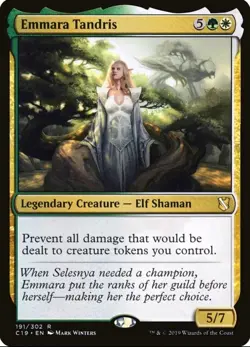 X 1 Emmara Tandris 191 Commander 2019 NM MTG Magic The Gathering - Image 1