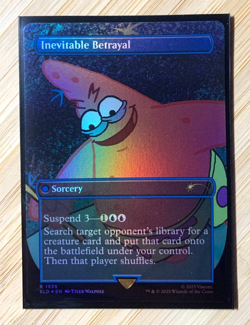 -FOIL- Inevitable Betrayal - Near Mint - Secret Lair X SpongeBob - NM MTG - Image 1