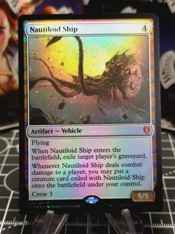 FOIL MTG Nautiloid Ship FOIL Baldur's Gate CLB 328/361 Mythic NM - Image 1