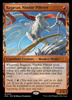 MTG Ragavan, Nimble Pilferer, NM-Mint, English March of the Machine: Multiverse - Image 1