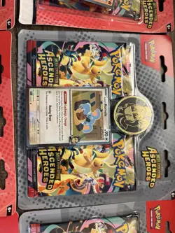 Pokemon TCG Ascended Heroes Blister Lot 9ct Charmander Gastly Erika Larry Sealed - Image 5