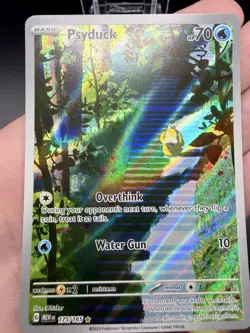 2023 Pokemon Scarlet Violet 151 Psyduck #175/165 Illustration Rare - Image 2