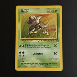 Pinsir 9/64 Jungle Holo Unlimited Holo Rare Pokemon TCG - Image 1