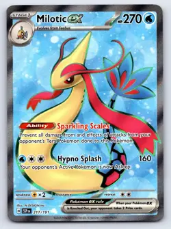 Milotic ex 217/191 Ultra Rare Surging Sparks Pokemon Near Mint - Image 1