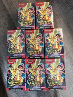 Pokemon TCG Ascended Heroes Booster Bundle Lot 8ct Factory Sealed 48 Packs Box - Image 1