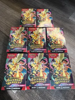 Pokemon TCG Ascended Heroes Booster Bundle Lot 8ct Factory Sealed 48 Packs Box - Image 3