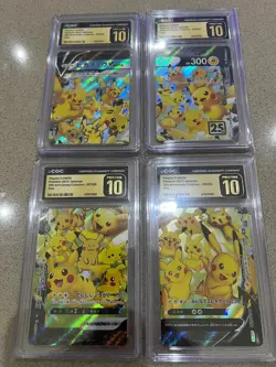 CGC Pristine 10 Pokemon 25th Celebrations Pikachu Union V Japanese Set - Image 1