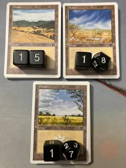 MTG Premodern 265 Basic Land Lot Classic 6th Edition - Old Frame White Border - Image 2