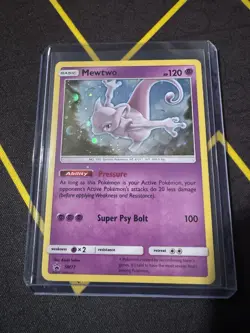 Pokemon TCG Mewtwo SM Black Star Promo SM77 Promo - Image 1