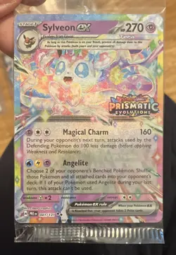 Sylveon EX 041/131 Prismatic Evolutions Promo Holo 270 HP Pokemon TCG - Image 2