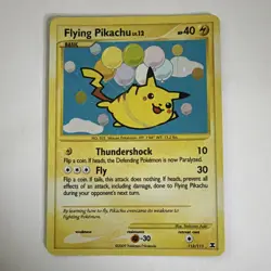 Pokemon Flying Pikachu 113/111 Rising Rivals Secret Rare Holo English 2009 - Image 1