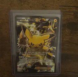 Pikachu EX XY124 Promo Card Pokemon Card Nearmint NM/LP - Image 2