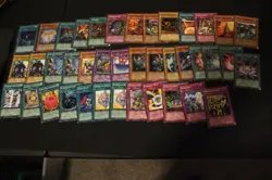 40 EX-DMG Yugioh Card Lot PGD/MFC/IOC/GX+(Toon Cannon Soldier DB2, Riryoku TSC+) - Image 1