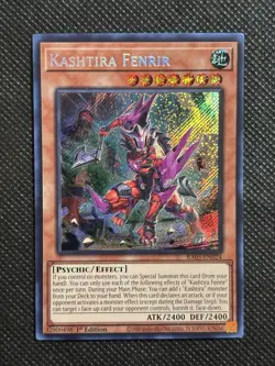 YuGiOh! - Kashtira Fenrir RA05-EN023 Secret Rare 1st Edition Near Mint - Image 1