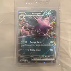 Pokemon TCG Team Rocket's Nidoking ex SVP 217 Black Star Promo English - Image 1