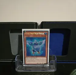 YUGIOH Secret Rare Glacial Beast Polar Penguin BLAR-EN032 - Image 1