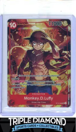 One Piece Promo Treasure Booster ST10-006 Monkey.D.Luffy SR Sealed AB452 - Image 1