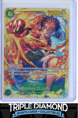 One Piece Carrying On His Will OP13-118 Monkey.D.Luffy Secret Rare SEC AB466 - Image 1