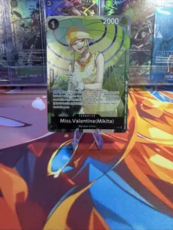 Miss.Valentine Mikita Dash Pack Promo OP14-087 One Piece TCG English NM Foil - Image 1