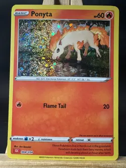 Ponyta Classic Collection Holo Trading Card Game Classic 004/034 NM - Image 1