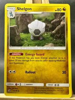 Shelgon Yuka Morii Pokemon Trading Card Game Uncommon Dragon Majesty 43/70 NM - Image 1