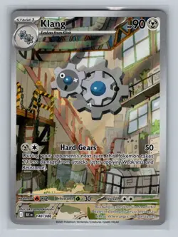 Klang Illustration Rare Pokemon Trading Card Game SV: Black Bolt 140/086 NM - Image 1