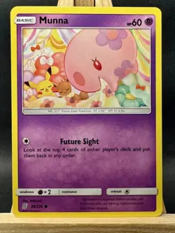 Munna Shibuzoh Pokemon Trading Card Game SM - Unified Minds 88/236 NM - Image 1