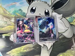Pokemon Card Marnie's Morpeko & Steven's Beldum IR set 206/207 English Promo NM - Image 3