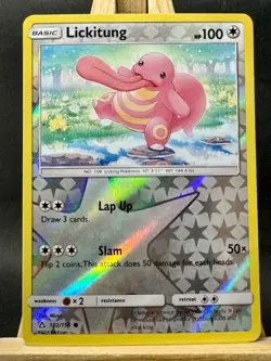 Lickitung Reverse Holofoil Pokemon Trading Card Game SM - Ultra Prism 102/156 NM - Image 1