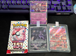 Pokemon TCG 151 card bundle Mewtwo, Mew - Portuguese Brazil - Image 1