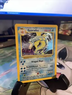 Pokemon Gyarados Holo Rare TCG Card Base Set 6/102 WOTC - Image 2