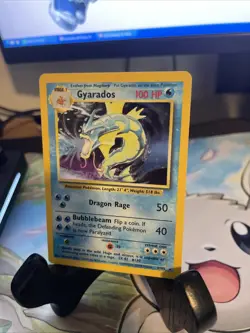 Pokemon Gyarados Holo Rare TCG Card Base Set 6/102 WOTC - Image 3