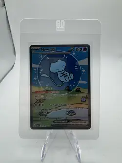 Mew EX 232/091 Bubble Mew Holo Card SV: Paldean Fates SIR Near Mint NM Condition - Image 3